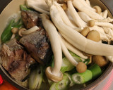 朝昼夕♪簡単♪さば水煮缶で豆乳鍋★1人分作り方4写真
