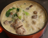 朝昼夕♪簡単♪さば水煮缶で豆乳鍋★1人分作り方5写真
