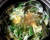 ネバシャキ！えのきとオクラと豆苗のスープ作り方3写真