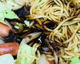 玉子をのせる系★オムレツWソース焼きそば作り方2写真