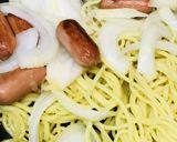 ウスター＆トンカツソースの焼きそば作り方2写真