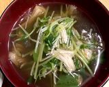 ネバシャキ！えのきとオクラと豆苗のスープ作り方4写真