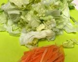 ササッと簡単調理☆レタスと卵のスープ作り方2写真