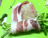 作り置きに★ピリ辛！豆苗とえのきの肉巻き作り方3写真