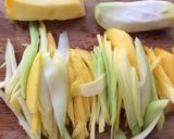 ターメリックチキン、青マンゴー添え作り方1写真