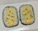 寿司型・模様巻き(クリスマスツリー)作り方10写真