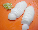 簡単！皮ごとカブの豚柚子胡椒炒め作り方1写真