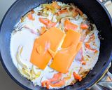 スモークサーモンのチーズクリームパスタ作り方7写真