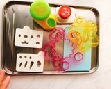 お弁当にホワイトタイガーおにぎり(動画有作り方3写真
