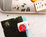 お弁当にホワイトタイガーおにぎり(動画有作り方11写真