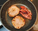 朝マック風ソーセージパテのメガマフィン作り方5写真