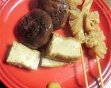 だし醤油で、牛すじと厚揚げのさっと煮作り方4写真