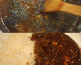 黒豆・黒ゴマ・黒胡椒☆黒のキーマカレー作り方5写真
