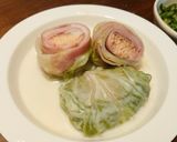 鮭のベーコン巻きクリームロール白菜作り方13写真