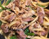 薄切り肉で豚の生姜焼き作り方5写真