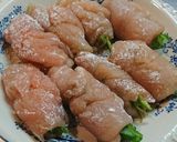 ピーマンチーズのササミロール☆簡単おかず作り方3写真