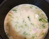 ☆白菜とベーコンの豆乳味噌スープ☆作り方4写真