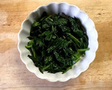 鯖缶とほうれん草のチーズ焼き作り方1写真