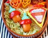 豚肉ロール のっけ弁当 簡単 詰め方作り方1写真