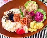 豚肉ロール のっけ弁当 簡単 詰め方作り方9写真