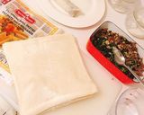 絶品★ケールきのこベーコンひき肉春巻き作り方5写真