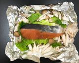 【トースター】秋鮭のチーズホイル焼き作り方3写真