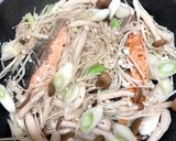 秋鮭のきのこたっぷりバタポンソテー作り方6写真