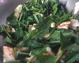鶏むねとほうれん草の卵バター炒め☆作り方5写真