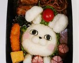 キャラ弁♪うさぎ100%作り方9写真