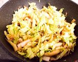 白菜の回鍋肉あんかけ☆作り方4写真