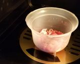 電子レンジで✿韓国風【肉汁】スープ&シメ作り方4写真