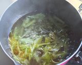 キャベツと豆富の中華味噌スープ作り方3写真