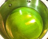 春菊のスープ カプチーノ仕立て作り方5写真