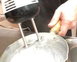 春菊のスープ カプチーノ仕立て作り方6写真