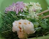 豆苗のコロコロチーズマヨペパーサラダ作り方6写真