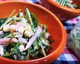 豆苗のコロコロチーズマヨペパーサラダ作り方8写真
