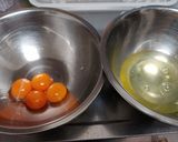 米粉のクリームチーズシフォンケーキ作り方1写真