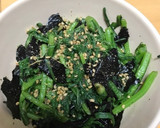 菊菜とえのきの海苔和え♪作り方5写真