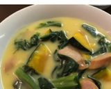 かぼちゃとほうれん草のクリームシチュー作り方11写真