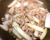 ☆白菜と豚肉のネギだれ☆フライパン蒸し作り方2写真