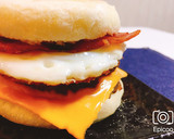 朝マック風ソーセージエッグマフィン作り方17写真