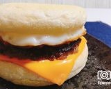 朝マック風ソーセージパテのメガマフィン作り方15写真