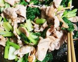 豚肉と小松菜の生姜焼き作り方7写真