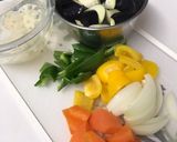 定食屋さん風♡鶏と野菜の黒酢あん作り方2写真