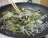 【やまなしの食】鳴沢菜漬けの炒め物作り方3写真