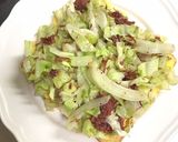 コンビーフ&キャベツ炒めとマヨオムサンド作り方6写真
