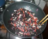 ひじきと鶏肉の海鮮風味炒飯作り方4写真