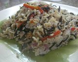 ひじきと鶏肉の海鮮風味炒飯作り方8写真
