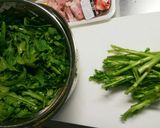 春菊を子供に食べてもらう簡単炒め作り方2写真