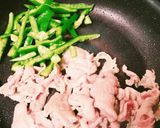 ＊豚肉とピーマンの胡麻味噌炒め＊作り方3写真